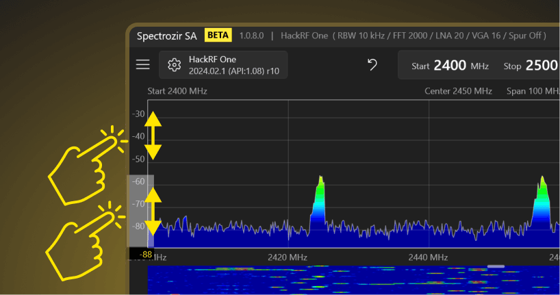 Spectrozir SA — Spectrum reference value